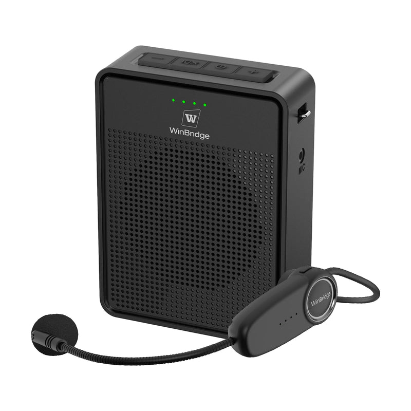Voice Amplifier Wireless Microphone Headset, Original Sound Ultra Portable Microphone and Speaker, 15W Megaphone Speaker with Bluetooth Mic, Personal PA System for Teachers Classroom Tour Guide B002