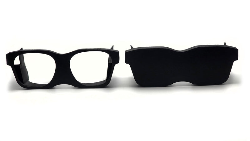 Light Blockers for Rayneo Air 3S Air 2S and S3 Pro/Air 4 Pro AR Glasses, Soft TPU Rubber, Kill pesky reflections! Set - S3/S2 Full and Open Blockers