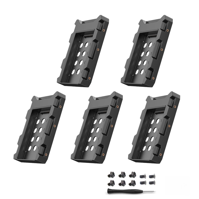 2.5 to 3.5 Inch SSD HDD Mounting Bracket, SATA III Drive Bay Adapter for 7mm 9.5mm 12.5mm Hard Drives 5 Packs