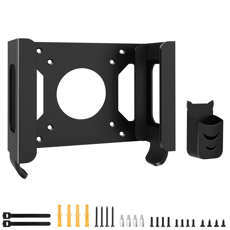 Mini PC Vesa Mount Compatible with Beelink GTi12, GTi13, GTi14, GTi12 Ultra, GTi13 Ultra, GTi14 Ultra Mini PC, Vesa/Wall/Under Desk, Mount for Beelink, Easy to Install, with Holder, Black