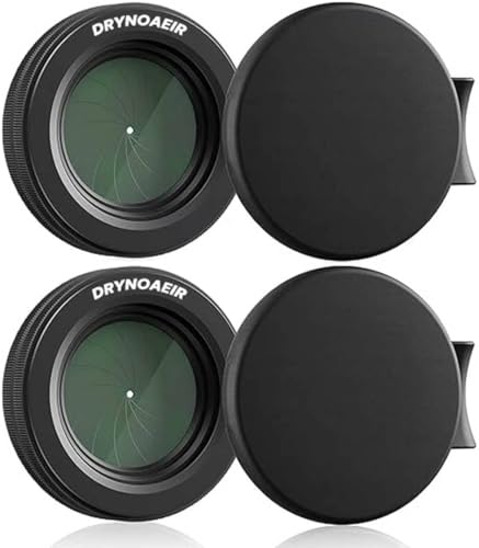 Adjustable Iris for PVS14 – Lens Reversing Adapter for PVS14 Night Vision, 30mm Scope Rings, Step Up Rings – Compatible with Holosun IRIS, EF to RF Adapter, RF to EF Lens Adapter (2 Pack) 2 Pack
