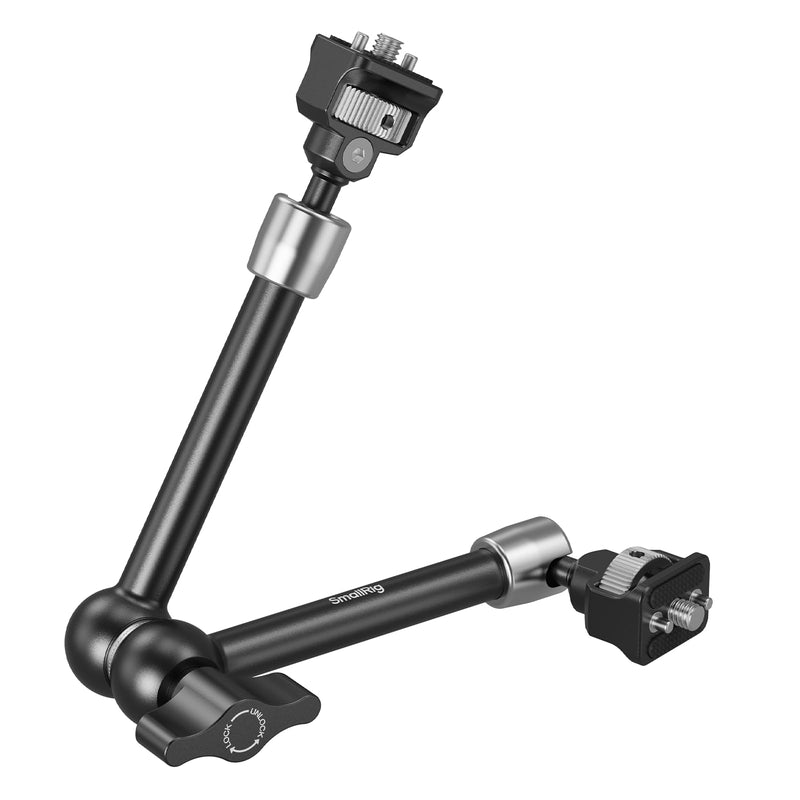 [AUSTRALIA] - SMALLRIG 11'' Magic Arm with 1/4"-20 Screws & Spring-Loaded Pins, 1.5kg Load Capacity, 360° Dual Ball Head, Non-Slip Design for Cameras/Lights/Monitors/Mics/Phones – 5309 1-Pack (Upgraded Version) 