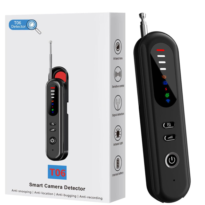 [AUSTRALIA] - Hidden Camera Detector, Anti-Spy Camera Finder, RF Signal & WiFi Scanner, GPS Tracker & Bug Detector, 6 Modes Portable Privacy Protector for Travel, Hotel, Car, Bathroom– Spy Device Detection Pen 