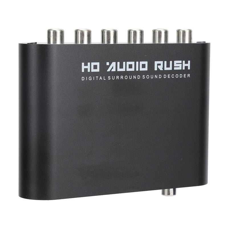 [AUSTRALIA] - Digital Audio Converter 5.1CH DTS Decoder for Home Cinema, Complete Interface,Applicable to HD Video Players/DVD/Digital Audio Source Decoding (Host + USB + Fiber Optic) Host + USB + fiber optic 