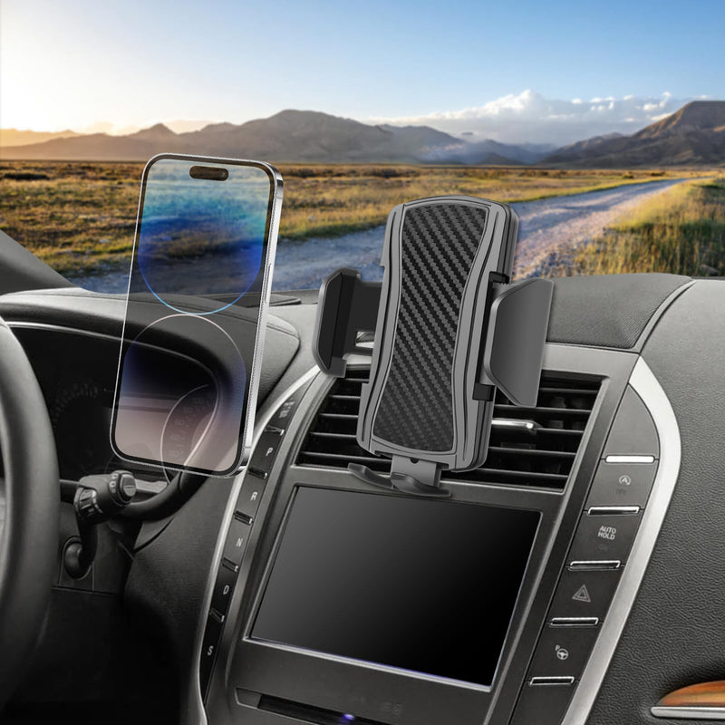 Car Phone Mount for Lincoln MKC 2015 2016 2017 2018 2019 Phone Holder Navigation，Fit for Cellphone Mobile Cradle Auto Accessories Bracket Anti-Shake，360 Degree Rotation，Compatible for All Cell Phones
