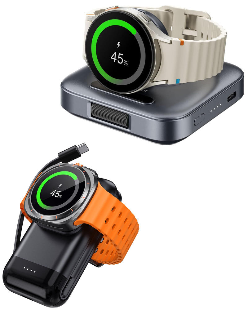 Portable Charger for Charging Samsung Watch, 6000 mAh Portable Charger for Samsung Watch and Phone