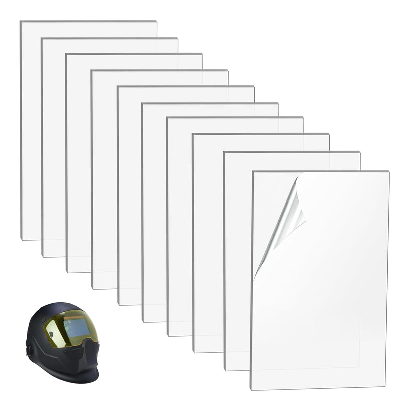 [AUSTRALIA] - Welding Helmet Lens for ESAB Sentinel A50 Welding Helmet Hood Cover Clear Inside Lenses Replacement 0700000808, 10 Pack 