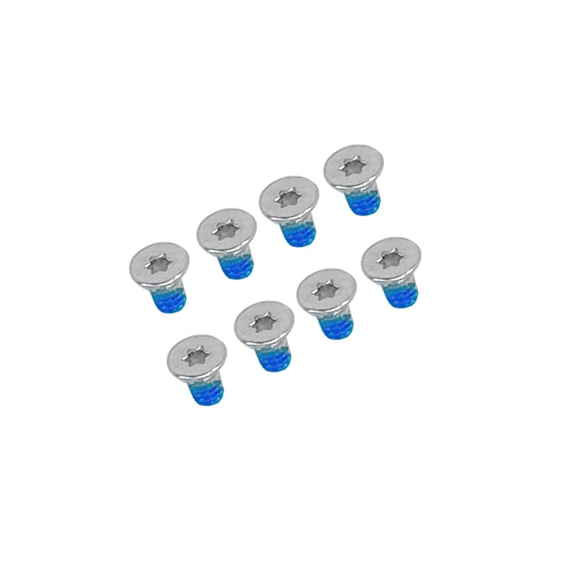 Zahara Silver Plum Blossom Lower Bottom Base Screws for DELL XPS 7390 9300 | 9305 9310 9315 9320 9350 9370 9380 9500 9510 9520/Precision 5560 5570/Precision 5530 2in1/xps 9575 2in1 Repair Screws