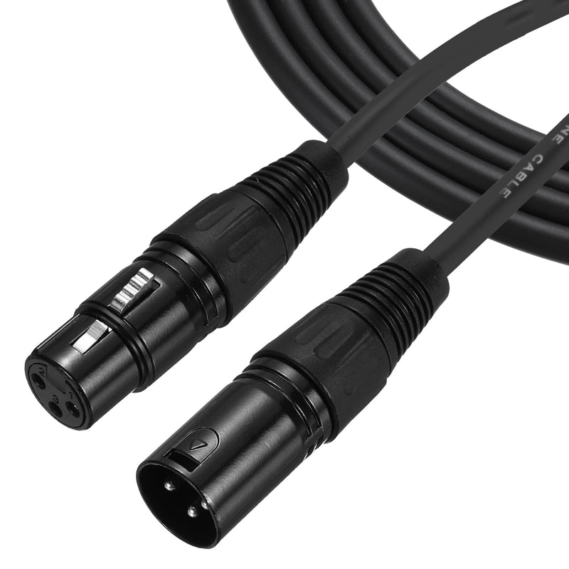 [AUSTRALIA] - MECCANIXITY 2Pcs 3ft 3 Pin XLR Male to Female Mic Cable XLR Male to Female Adapter Microphone Cable for Stage Studio Cable 3 ft 