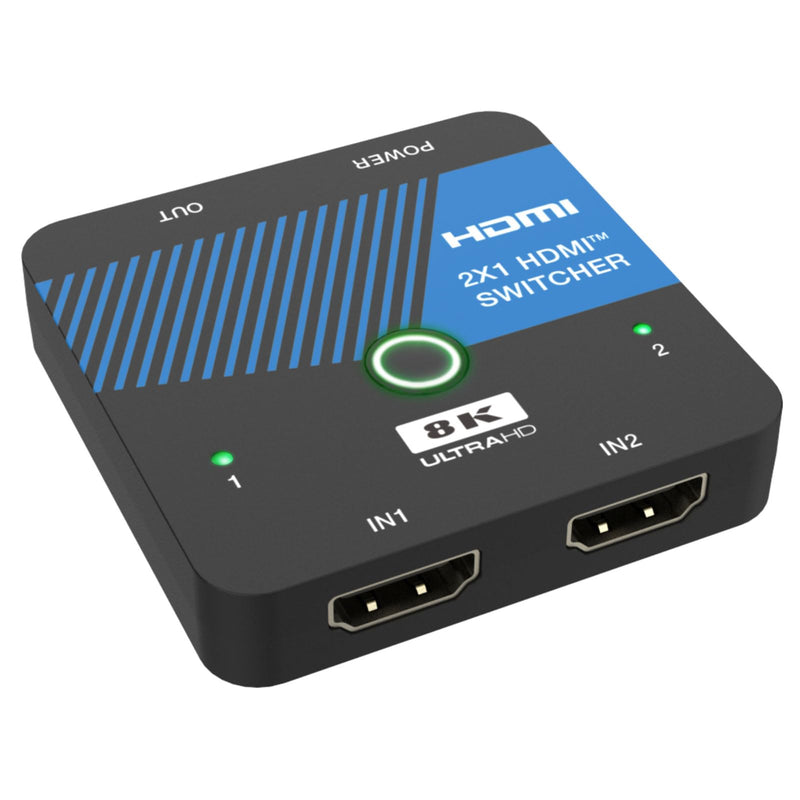 [AUSTRALIA] - 8K HDMI Switch 2 in 1 Out 4K@120Hz HDMI Switcher Support HDR10+, Dolby Vision, VRR, ALLM 