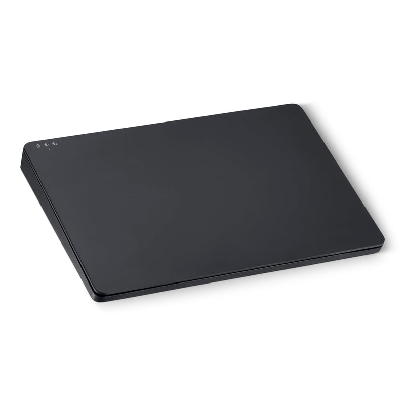 Amazon Basics Multi-Touch Trackpad with Dual Device Control, Wireless Touchpad for Windows PC (Not Support MacOS), Rechargeable, 6.4-inch, Black