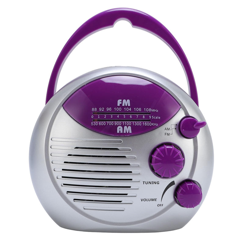 [AUSTRALIA] - Water Proof Portable Shower Radio Hanging Bathroom AM FM Battery Powered for Kitchen Outdoor 