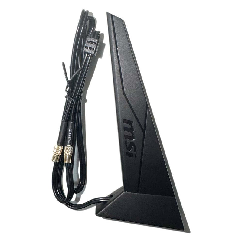 High Gain 9DBI WiFi 7 6e Antenna Magnetic Base with New Interface for MSI X870 B850 Z890 Motherboard Replaceable Dual Band EZ Connector Wi-Fi 7 Antennas for Gaming PC Desktop Computer
