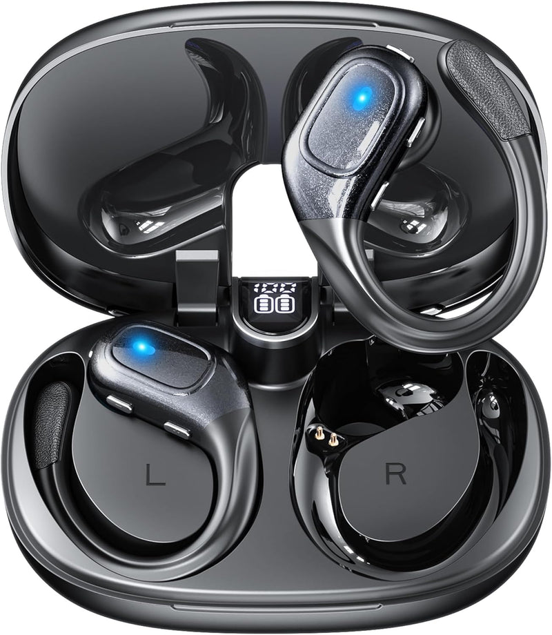 Wireless Earbuds for AI Language Translation Real-Time, Bluetooth Headphones 3-in-1 Translator Ear Buds with 144 Languages & Accents, in Ear Bluetooth 5.4 Earbud for Travel Learning - Black