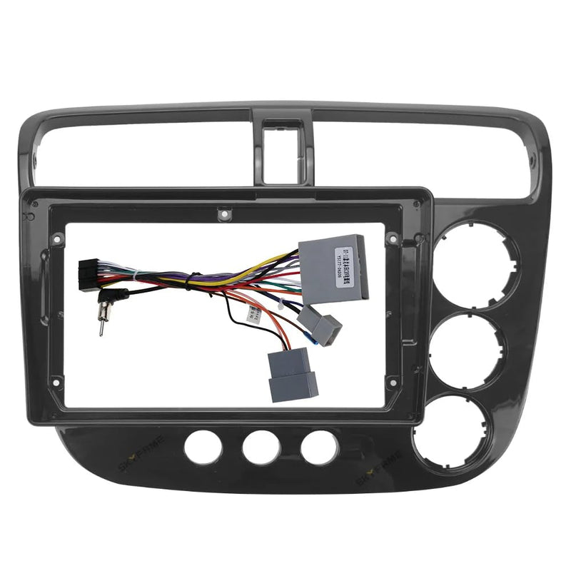 Fits for Honda Civic 2001-2006 RHD Car Radio Stereo Fascia Frame Double DIN 9 inch Dash Installation Mounting Kit