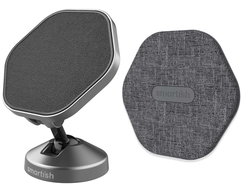 Smartish MagSafe Car Mount + MagSafe Mountaineer Wall Mount Bundle - Mountaineer - Magnetic Stick on Phone Mount Extra Strength Magnet for Apple Accessories