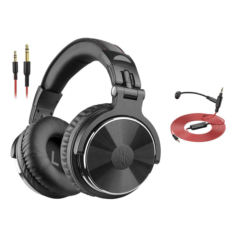OneOdio Pro 10 Wired Over Ear Headphones & 3.5 mm Cable with Boom Mic
