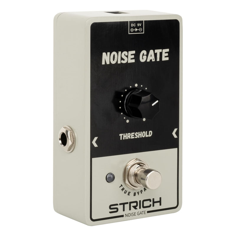 STRICH Noise Gate Pedal, Noise Killer Guitar Pedal Noise Suppressor Effect for Electric Guitar and Bass True Bypass, Grey Grey Noise