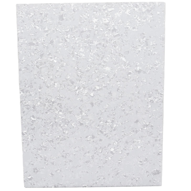 [AUSTRALIA] - 3-Ply 9.5x12 Inch Guitar and Bass Material Blank Pick Guard Scratch Plate Sheet for Jazz Precision Bass Blank Strat Tele Electric Guitar Scratch Plate Material DIY Replacement Backplate(White pearl) White pearl 
