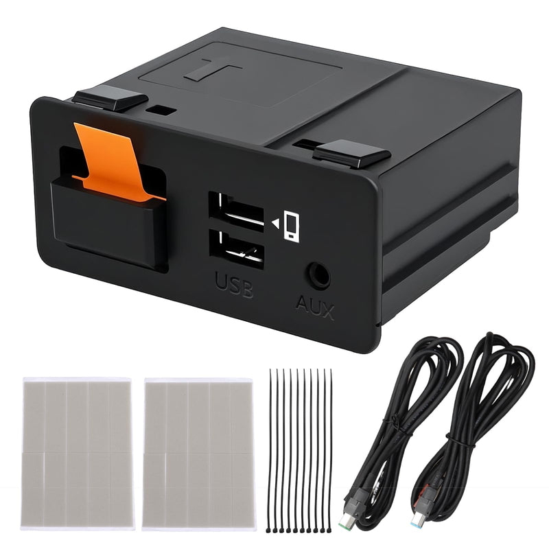 FUSCH Wired Carplay and Android Auto Retrofit Kit Media Hub Fits to MZD Connect System Compatible with Mazda 2/3/6/CX3/CX5/CX9/MX5 2014-2020 Replace#TK78-66-9U0C 00008FZ34 K1414（NEW P2 Version）