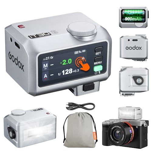 Godox iT30 Pro S Mini TTL Flash for Sony Cameras Godox iT30Pro S Silver IT30 PRO for Sony