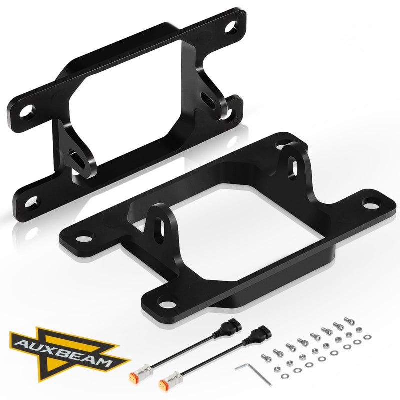 [AUSTRALIA] - Auxbeam Color Play Series Fog Light Mounting Brackets for Ford Honda Nissan Subaru Acura, Off Road Lights Mounting Kit, Pair, (Lights Not Included) Color Play 3" Brackets ZD000871 