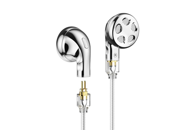 Fanmusic TRN Seahorse Pro Flagship 14.2mm Large Dynamic Driver Flat-Head Earbuds in-Ear Earphones with 0.78 2pin Replaceable Cable (3.5mm) 3.5mm