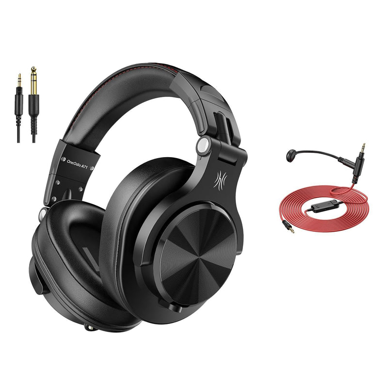 OneOdio A71 Wired Over Ear Headphones & 3.5 mm Cable with Boom Mic