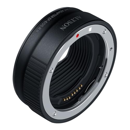 EF-EOS R Auto Focus Lens Mount Adapter, Compatible with Canon EF/EF-S Lenses for EOS R, R3, R5, R6, R7, R8, RP, R50, R100 Mirrorless Cameras