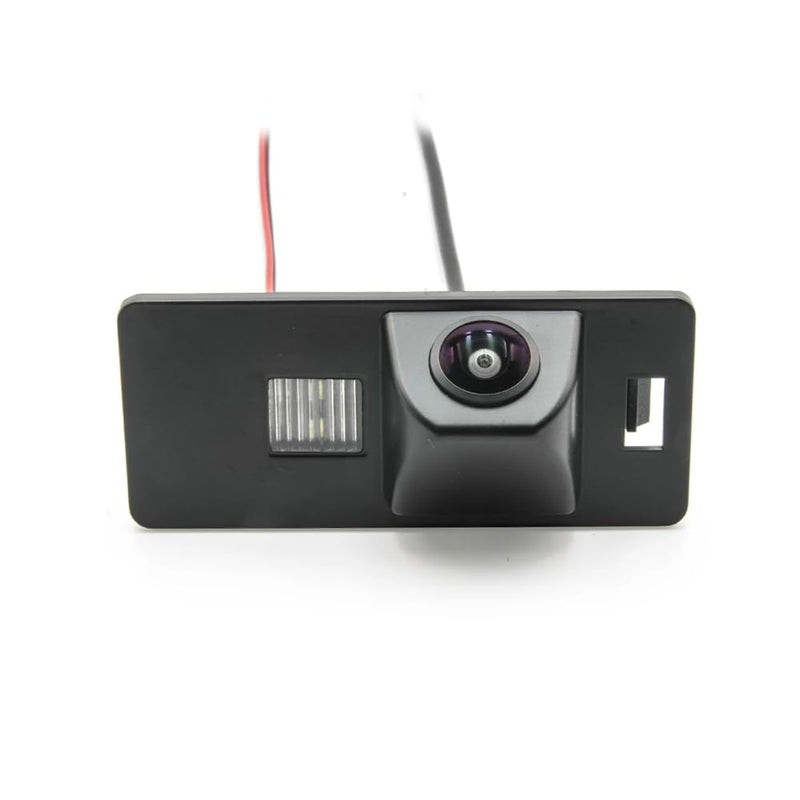AHD/CVBS Car Rear View Camera's Fisheye Lens License Plate Lamp-Camera with RCA Cable & Vehicle Camera for Audi A1 A3 Q3 A4 A4L S4 RS4 A5 S5 RS5 Q5 A6 A6L S6 A7 S7 TT TTS (CVBS) CVBS