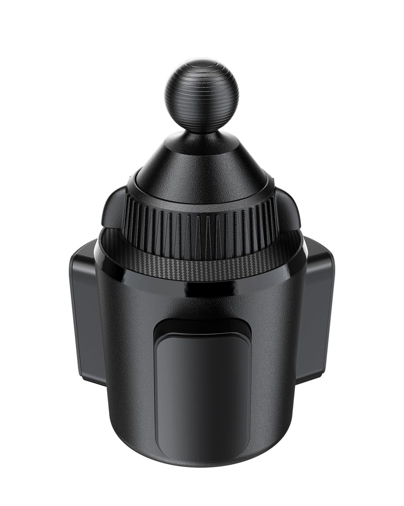 APPS2Car Cup Holder Base with 1” Ball, Expandable Car Mount for B-Size Arms | 1" ball for RAM B-size, fits 3-4" cups, anti-slip, alloy/ABS, tool-free. No arm.