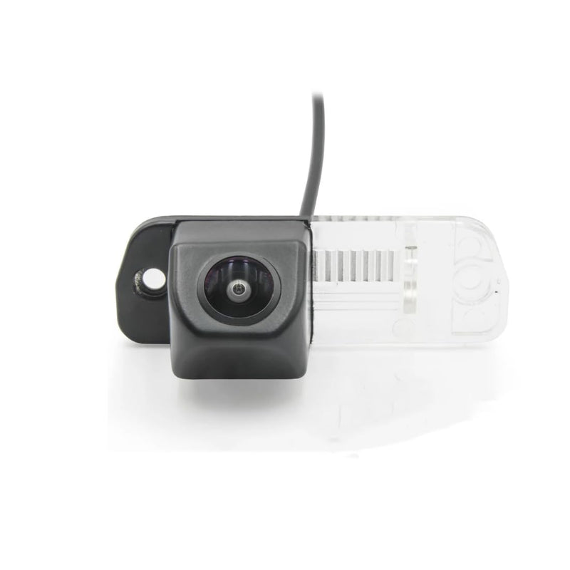 AHD/CVBS Car Rear View Camera's Fisheye Lens License Plate Lamp-Camera with RCA Cable & Vehicle Camera for Mercedes Benz CLK W203 W209 W219 W211 & Backup Camera (CVBS) CVBS