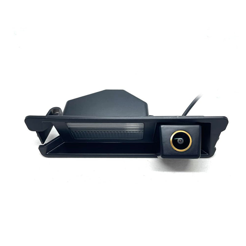 AHD/CVBS Car Rear View Camera's Fisheye Lens License Plate Lamp-Camera with RCA Cable & Vehicle Camera for Nissan March/Micra Renault Pulse 2010-2017 & Backup Camera (CVBS-AHD) AHD
