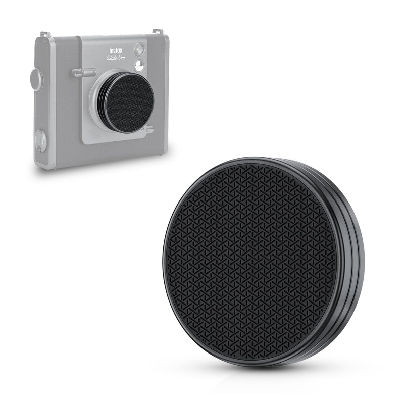 [AUSTRALIA] - JJC Aluminum Lens Cap Cover for Fujifilm Instax Wide Evo, Dustproof & Anti-Scratches Lens Protector with Soft EVA Interior & Silicone-Textured Surface, Accessories for Fuji Wide Evo 
