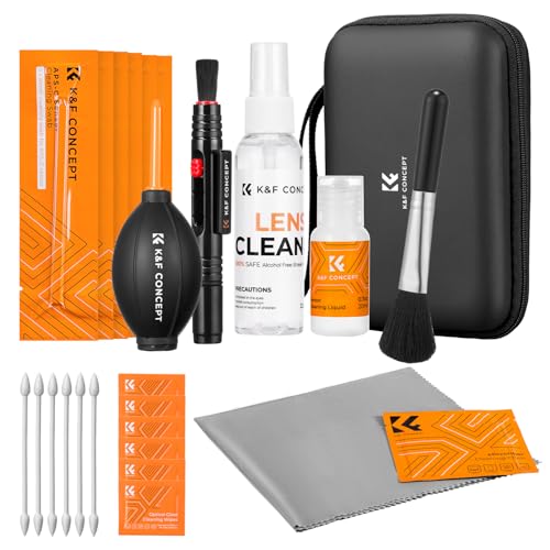 K&F CONCEPT 25 in 1 Camera Pro Cleaning Kit, APS-C Lens and Sensor Cleaner 16mm
