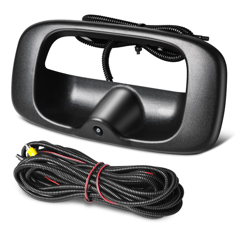 Rear Tailgate Handle Backup Camera Compatible with 1999-2006 Chevy Silverado/GMC Sierra 1500 2500HD 3500HD Classic Tailgate Reversing View Park Assist Camera Replaces 15228539 GM1915105