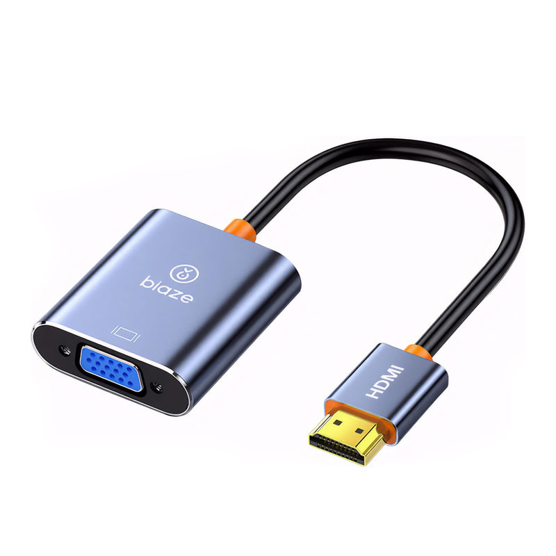 HDMI to VGA Adapter(10pack),1080P HDMI Male to VGA Female Adapter | Plug & Play, No Driver, Gold-Plated, for Monitor, PC, Laptop, TV Box, Xbox 10