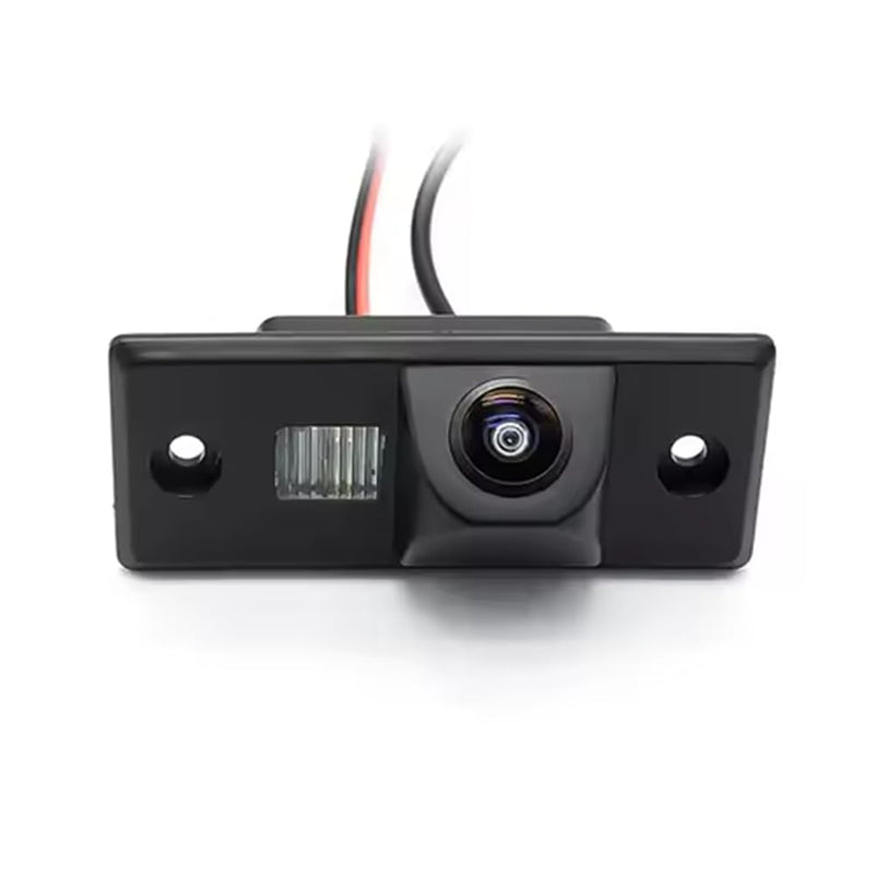 AHD/CVBS Car Rear View Camera's Fisheye Lens License Plate Lamp-Camera with RCA Cable & Vehicle Camera for Volkswagen VW Jetta Clásico Bora Passat Magotan Polo Tiguan Skoda Fabia (CVBS) CVBS