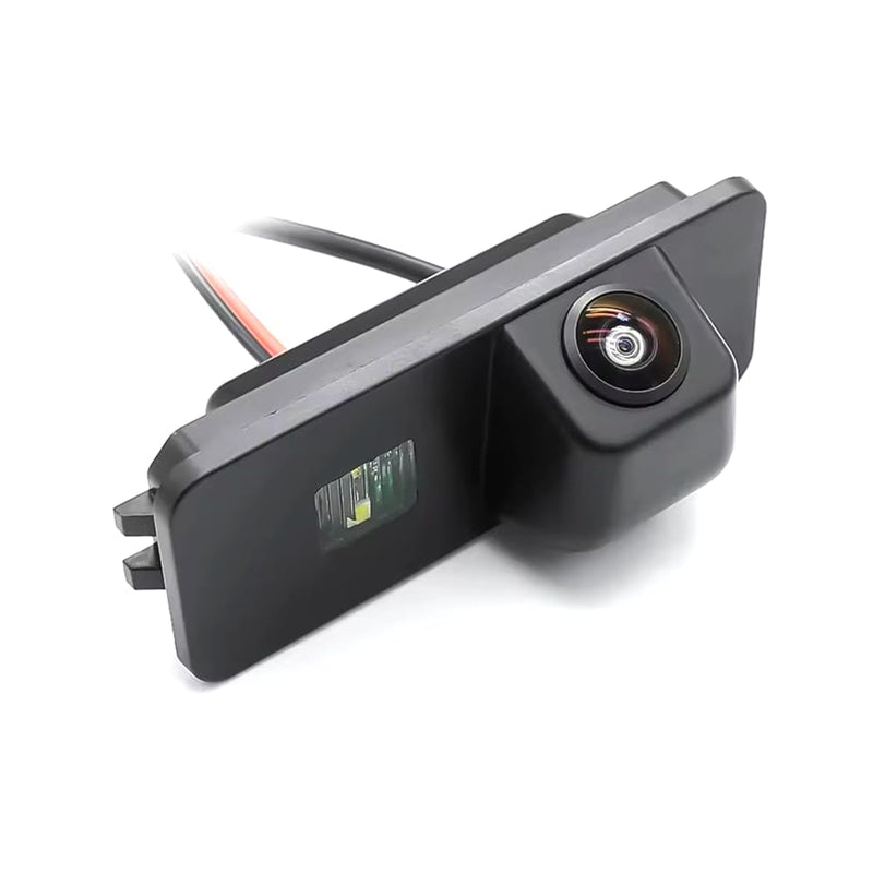 AHD/CVBS Car Rear View Camera's Fisheye Lens License Plate Lamp-Camera with RCA Cable & Vehicle Camera for Volkswagen VW Polo Magotan Bora Jetta Golf5 Passat B5 B6 CC Skoda Superb (CVBS) CVBS