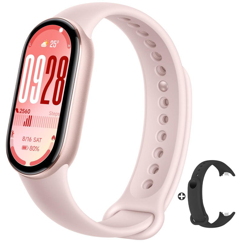 XIAOMI Mi Smart Band 10 (2025) - 1.72" AMOLED Display | 21 Days Battery Life | Touchscreen, Multi-Sport Tracker, Activity Tracker, Heart Rate Monitor | BT5.4 - Mystic Rose