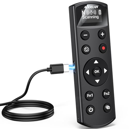 for Nikon Camera Wireless Remote Control, Rechargeable OLED Shutter Release OLED Remote for Nikon