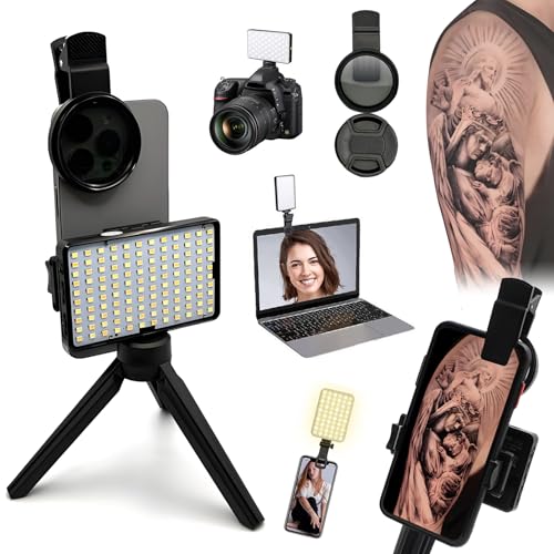 120 LED Tattoo Light with CPL Filter