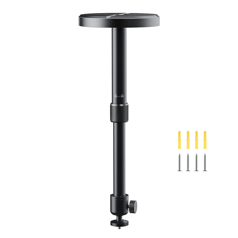[AUSTRALIA] - Aurzen Ceiling Projector Mount Bracket, 360° Rotation & 90° Tilt, Adjustable 9"-15" Length, ¼-Inch Screw, Compatible with TMY, HAPPRUN, Yaber, Epson & Most Projectors Ceiling Mount 