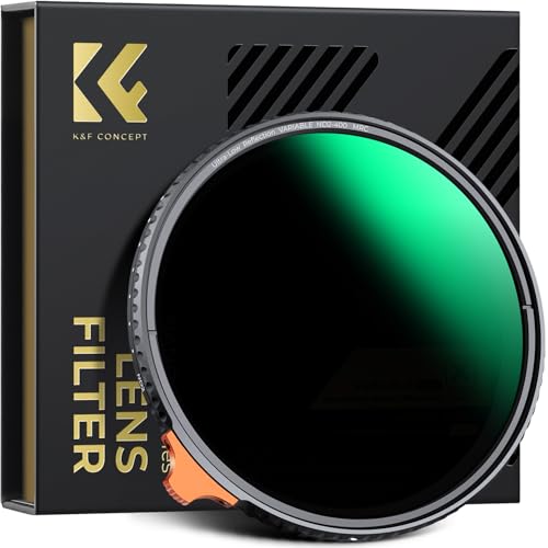 K&F CONCEPT 52mm Ultra-Low Reflectivity Variable ND2-400 ND Lens Filter