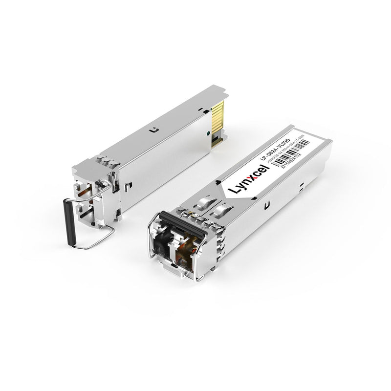1.25G SFP Module, 1000Base-SX Multi Mode Dual LC Transceiver, 550m | 850nm MMF for Cisco, Ubiquit UniFi, TP-Link, Meraki, Intel, Mikrotik, Netgear and More, 2 Pack 550m 850nm
