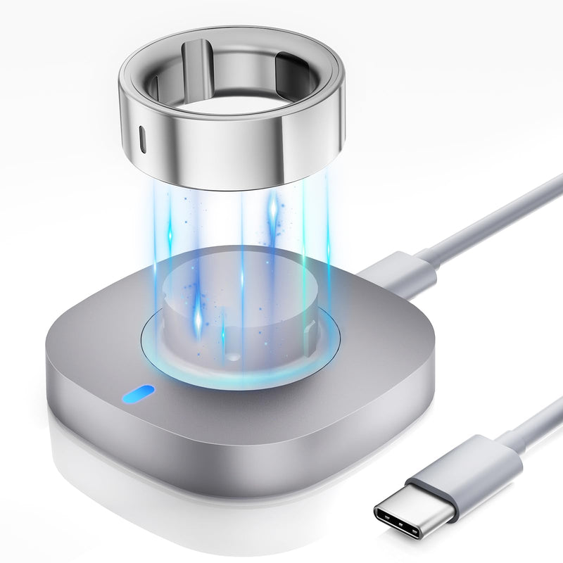 Compatible with Aura-Ring Gen 4 Charger Size 12, Safe & Fast Charging Dock | Replacement Portable Quick Charger with USB-C Cable, Bedside Charging Accessories for Traveling, Sleeping or Daily Life