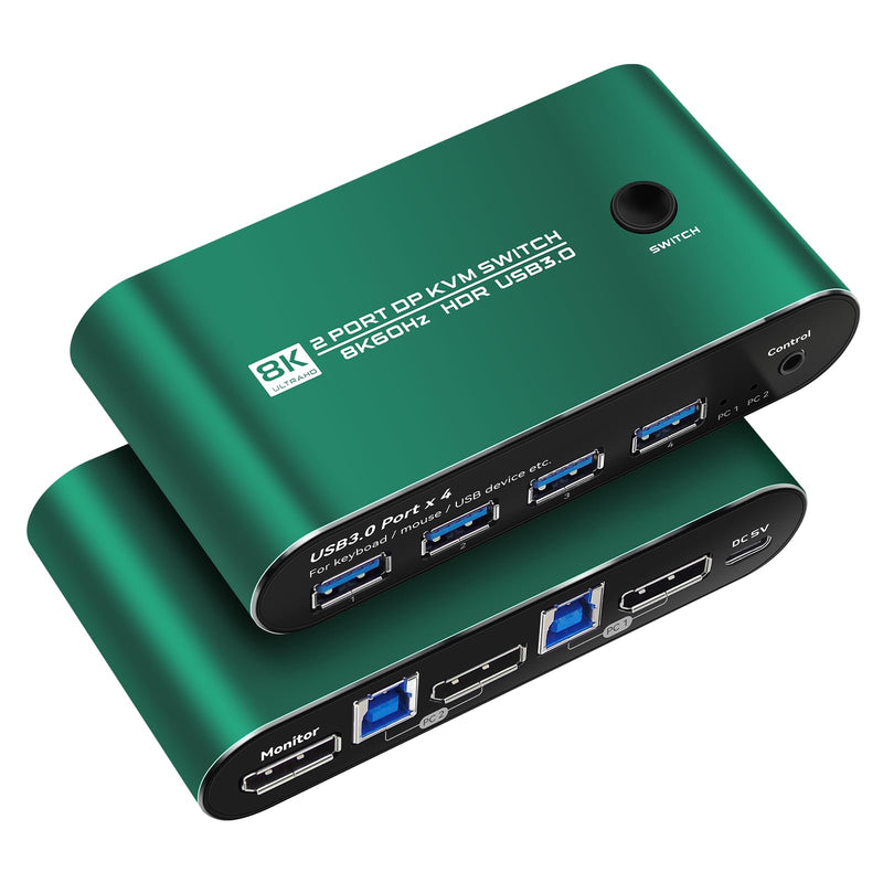 Displayport Kvm Switch 1 Monitors 2 Computers 1440P 240hz kvm Switch 1 Monitors 2 Computers displayport 240hz displayport kvm 1440p 120hz 144hz 165hz 175hz 240hz