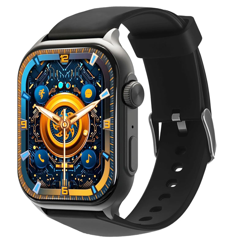 AOC Smart Watch with 1.95" AMOLED Display, ChatGPT AI& Bluetooth Call, Fitness Tracker for Women Men, Heart Rate & Sleep Monitor, 100+ Sports Modes, 10 Days Battery, IP68 Waterproof, Silver