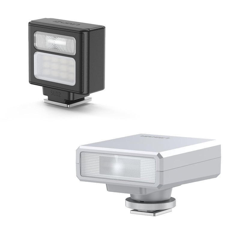 ULANZI SL02 Mini Flash and ULANZI F12 Mini Flash(White)