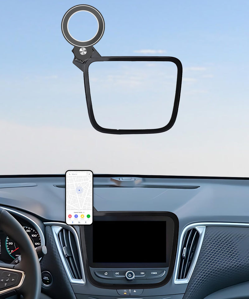 Car Phone Holder for 2016-2025 Chevrolet Malibu/2018-2024 Equinox Accessories Apply to 8 Inch Touch Screen Fixed Clip Magnetic Cell Phone Mount Hands-Free 360 Degree Rotation fit for 2016-2025 Malibu/2018-2024 Equinox(8 Inch)